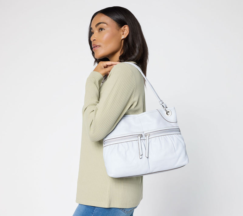 American Leather Co. Amber Leather Shoulder Bag — View 5