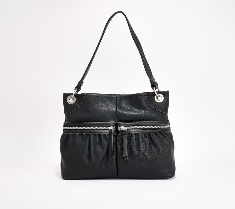 American Leather Co. Amber Leather Shoulder Bag — View 13