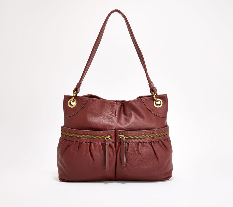 American Leather Co. Amber Leather Shoulder Bag — Main view