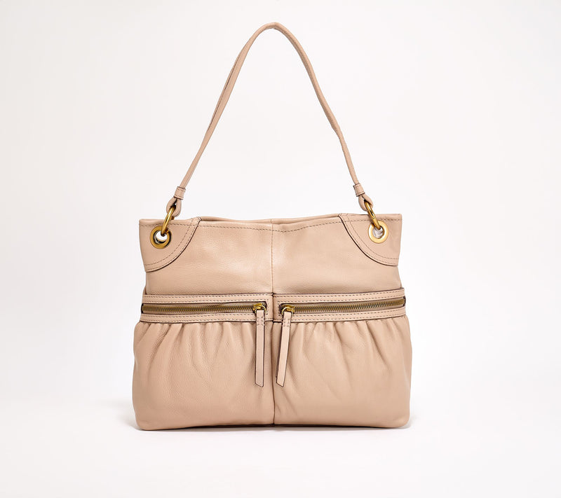 American Leather Co. Amber Leather Shoulder Bag — View 15