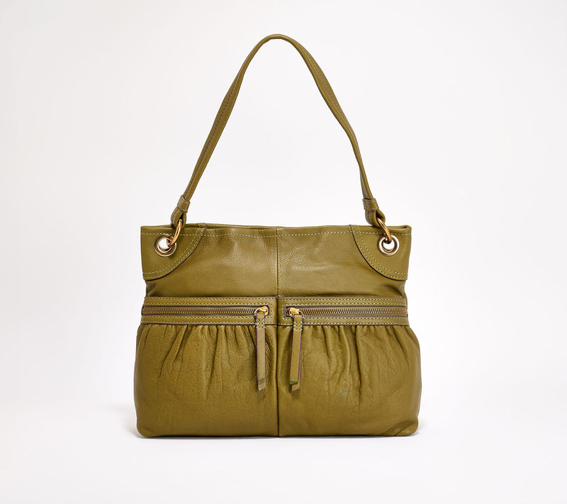 American Leather Co. Amber Leather Shoulder Bag — View 16