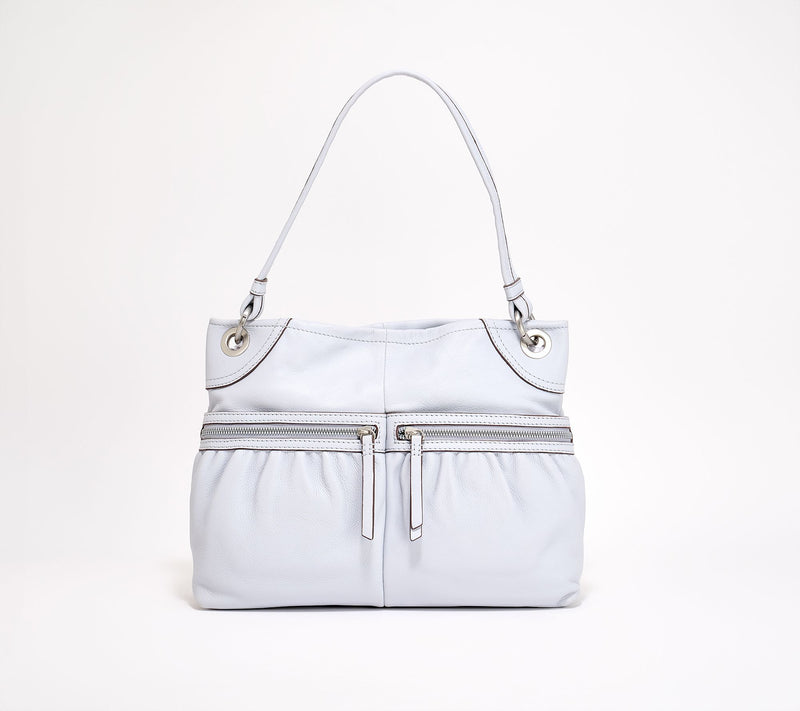 American Leather Co. Amber Leather Shoulder Bag — View 17