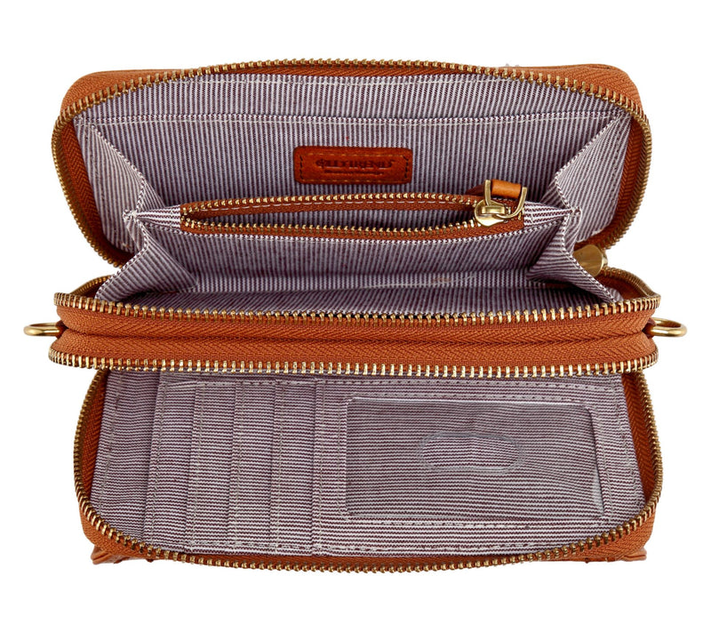 Old Trend Northwood Convertible Leather Phone Wallet Crossbody — View 11