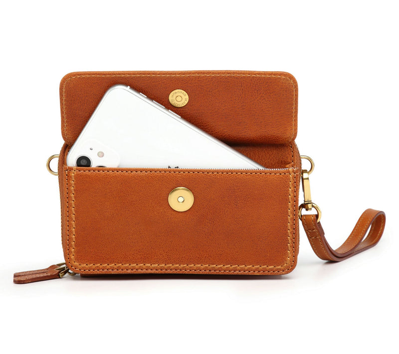 Old Trend Northwood Convertible Leather Phone Wallet Crossbody — View 10