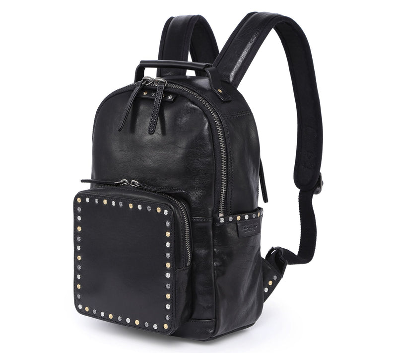Old Trend West Heritage Leather Small Studded Backpack — View 8