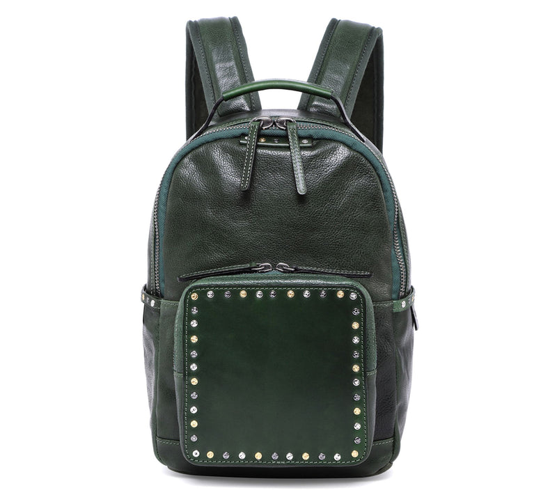 Old Trend West Heritage Leather Small Studded Backpack — View 7