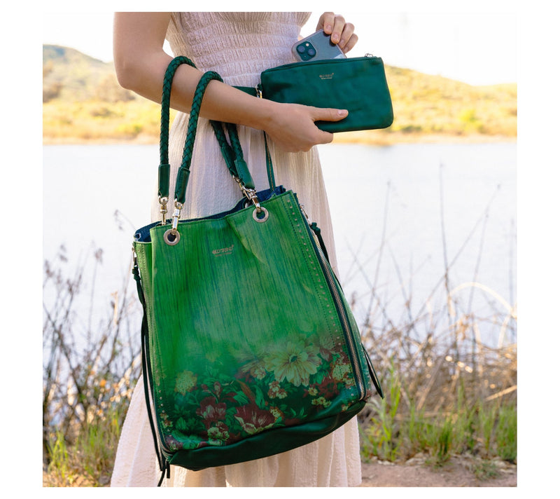 Old Trend Barracuda Leather Tote & Zip Pouch — View 7