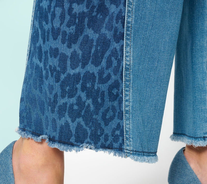 NYDJ Teresa Regular Wide Leg Jeans with contrast Sideseam Gusset — View 12