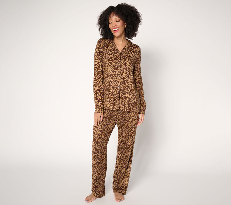 By Jill Martin Long Sleeve Notch Collar Pajama — View 5