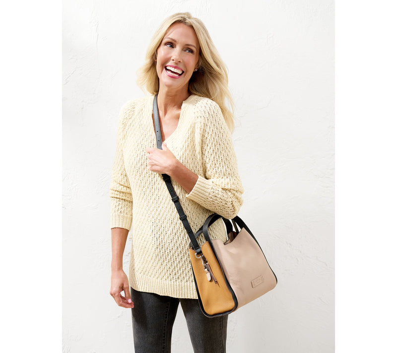 American Leather Co. Auburn 2.0 Triple Entry Satchel — View 21