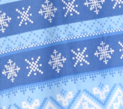 MUK LUKS Cloud Knit Henley Printed Pajama Set — View 2