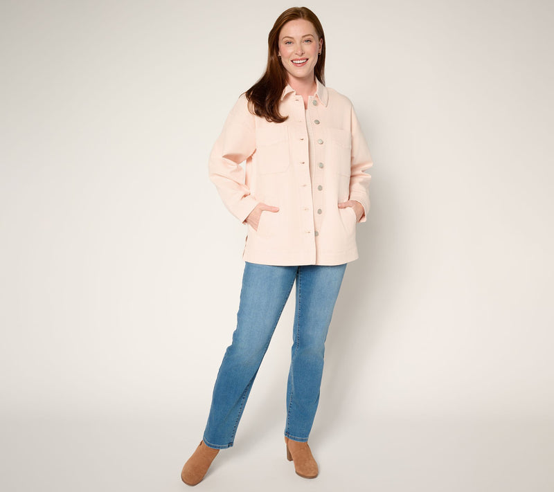 Ree by The Pioneer Woman Button Front Chore Jacket — View 4