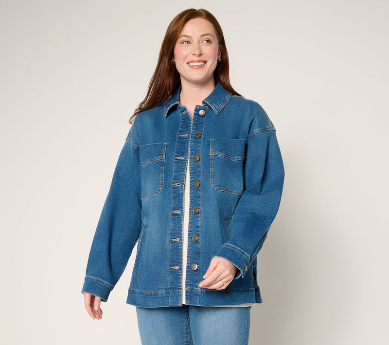 Ree by The Pioneer Woman Button Front Chore Jacket — View 8