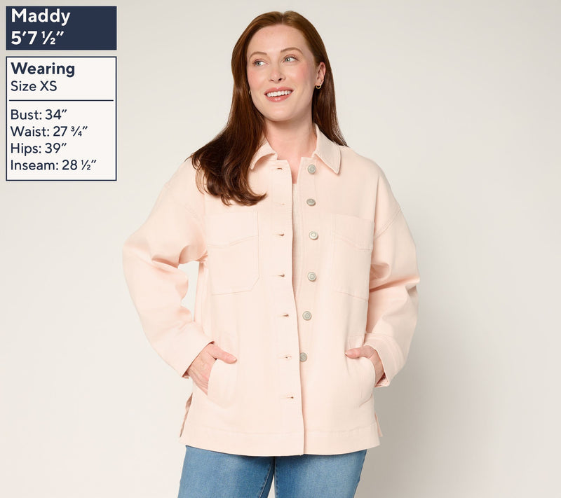 Ree by The Pioneer Woman Button Front Chore Jacket — View 2