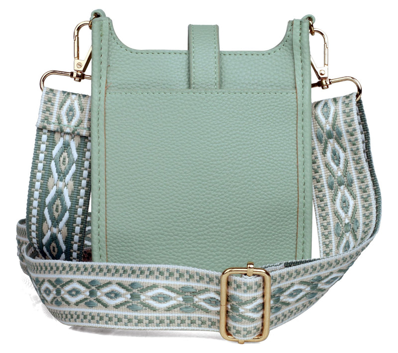 Julia Buxton Hobo Cellphone Vegan Leather Crossbody — View 4