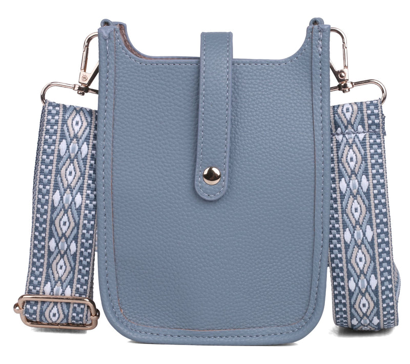 Julia Buxton Hobo Cellphone Vegan Leather Crossbody — View 12