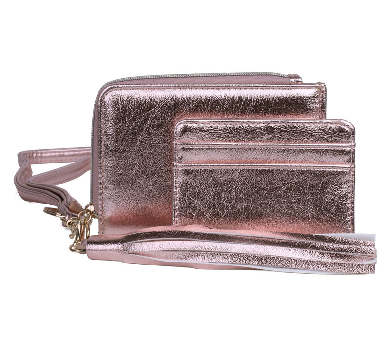 Julia Buxton Pebble Zip Tassel Wristlet & CardHolder — View 2