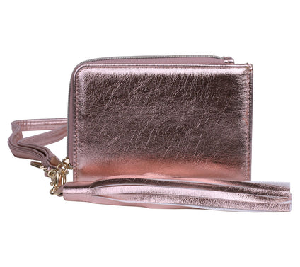 Julia Buxton Pebble Zip Tassel Wristlet & CardHolder