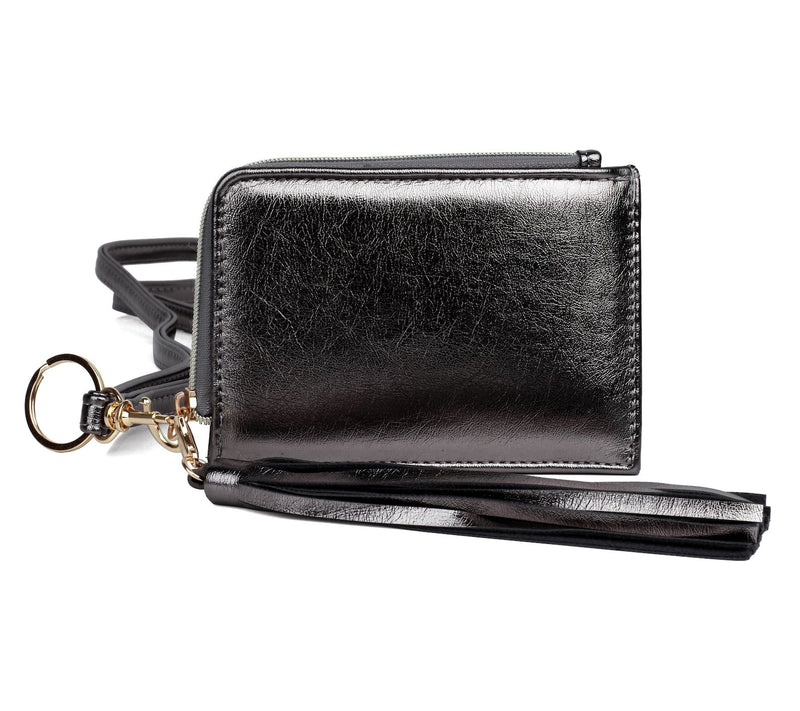 Julia Buxton Pebble Zip Tassel Wristlet & CardHolder — View 17