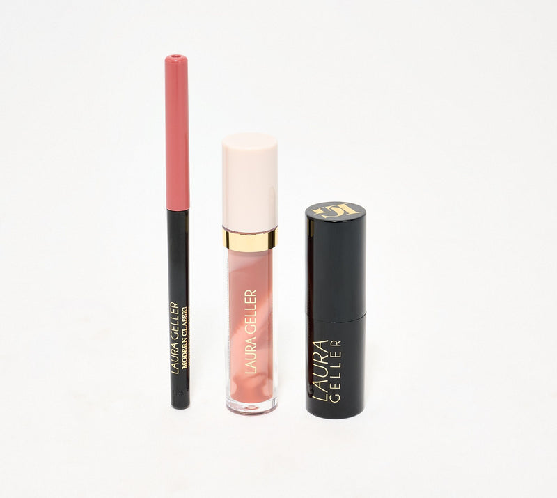Laura Geller 3-Piece Lipstick, Liner and Gloss Collection — View 6