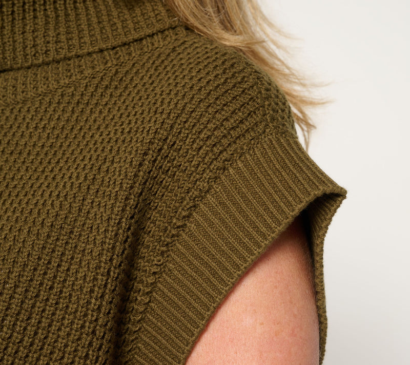 Martha Stewart Signature Sleeveless Pullover Sweater — View 5