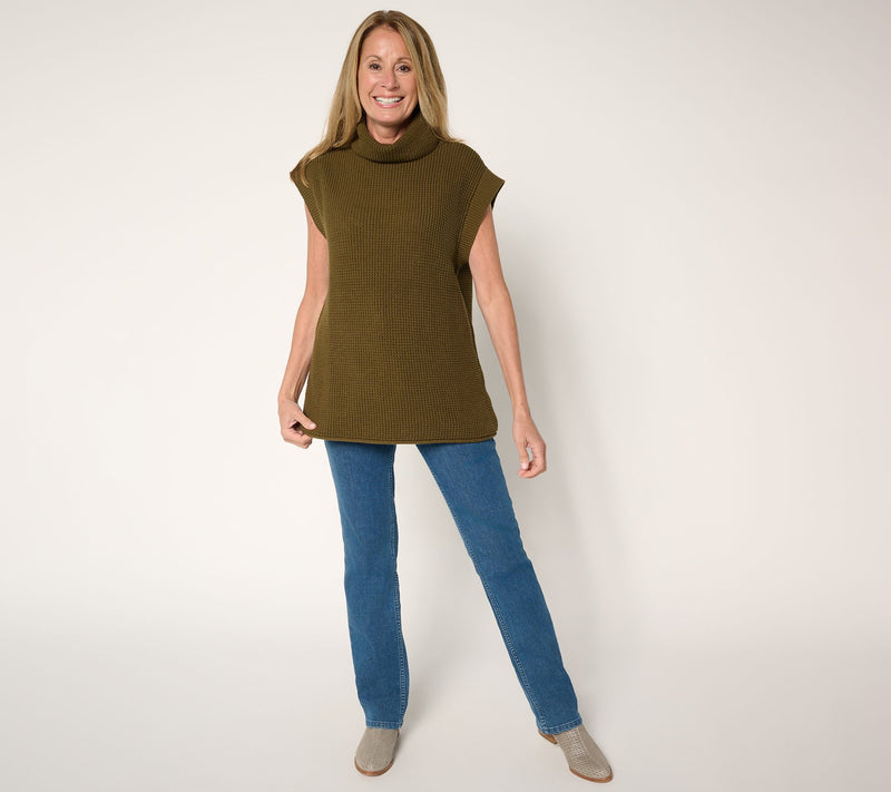 Martha Stewart Signature Sleeveless Pullover Sweater — View 4