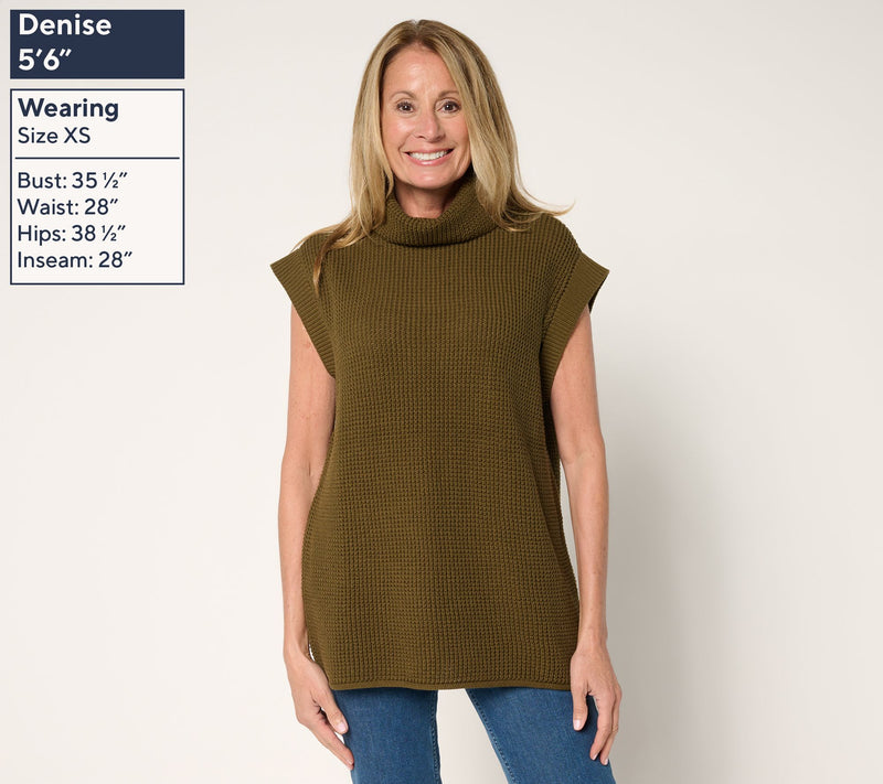 Martha Stewart Signature Sleeveless Pullover Sweater — View 2