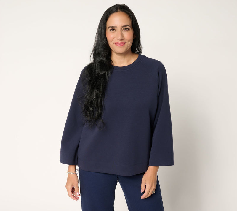 Martha Stewart Signature Comfort Stretch Boxy Modern Top — View 13