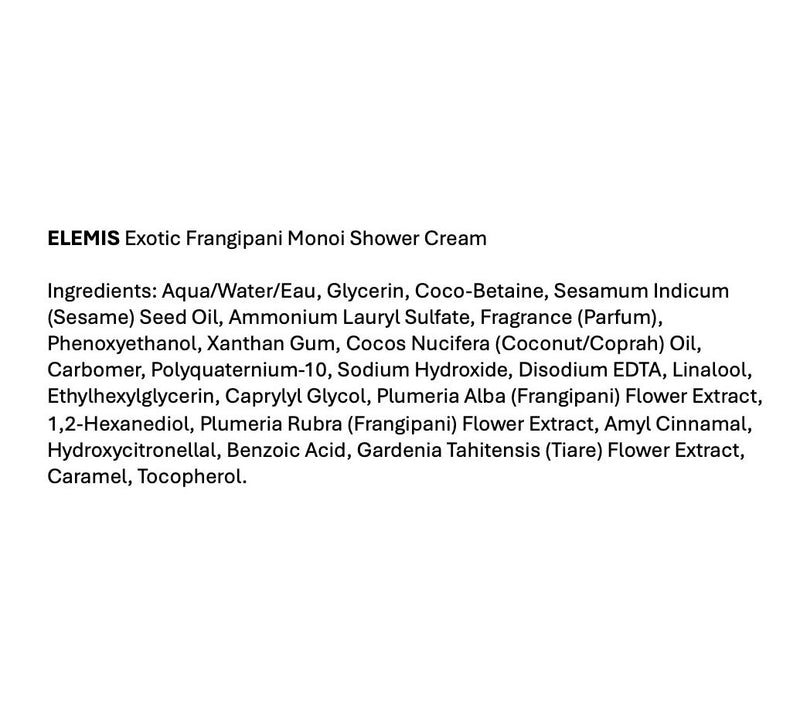 ELEMIS Exotic Frangipani Monoi Shower Cream Duo — View 3
