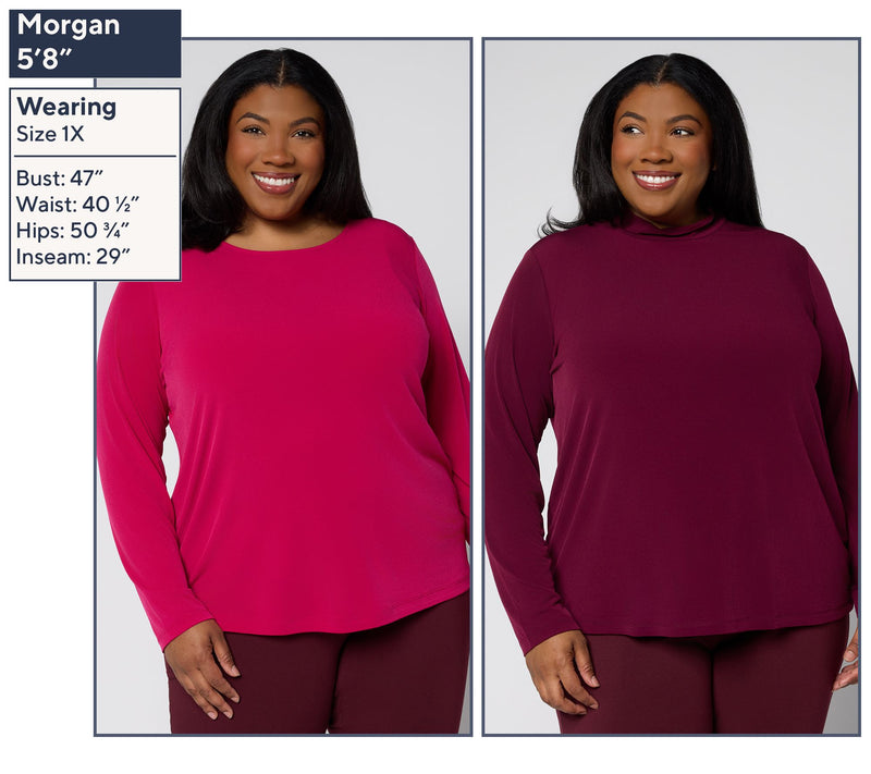 Susan Graver Modern Essentials Set of 2 Liquid Knit Tops — View 2