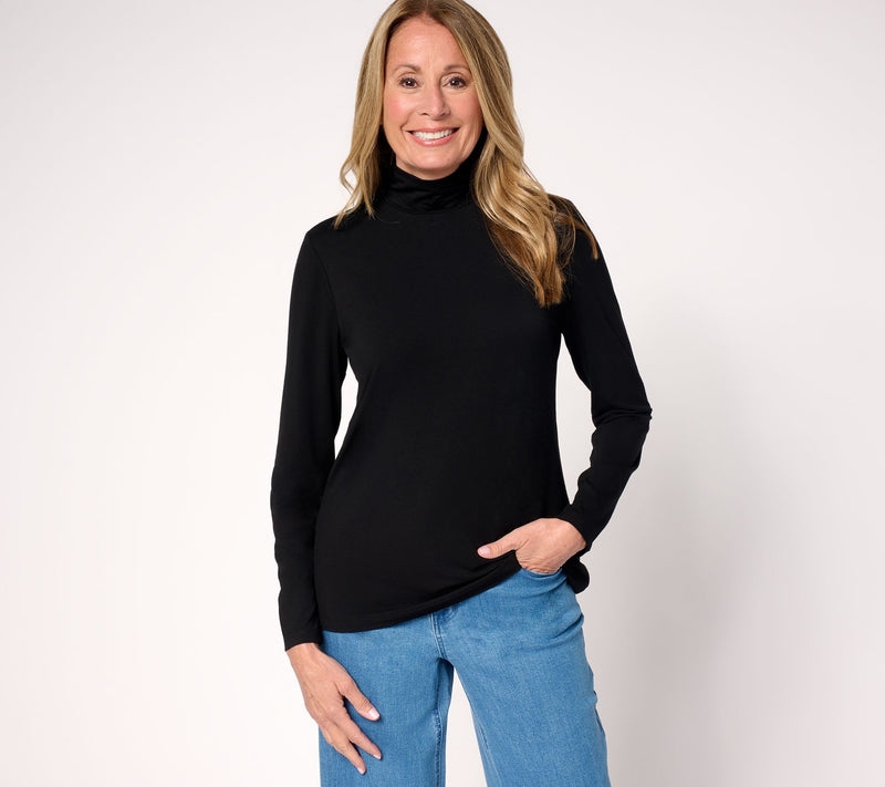 Susan Graver Weekend Essentials Rayon Allure Knit Top — View 12