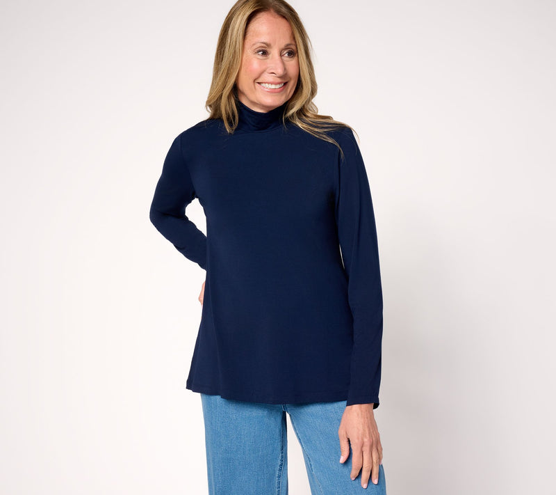 Susan Graver Weekend Essentials Rayon Allure Knit Top — View 13