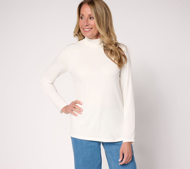 Susan Graver Weekend Essentials Rayon Allure Knit Top — View 14
