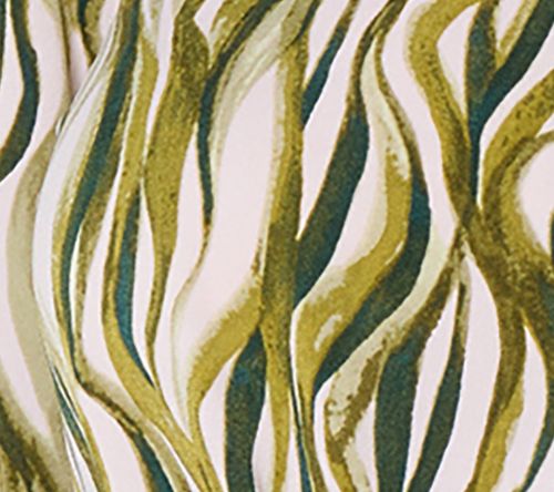 Susan Graver Printed Liquid Knit Surplice Top with Hi-Low Hem — View 10