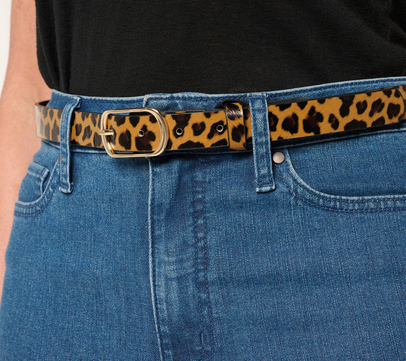 Susan Graver Printed Faux Leather Belt — View 2