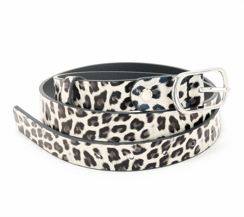 Susan Graver Printed Faux Leather Belt — View 6