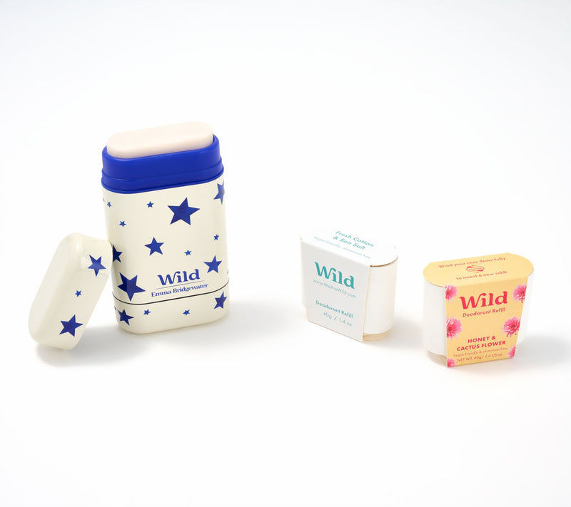 Wild Refillable Deodorant with 3 Assorted Refill Pods — View 2