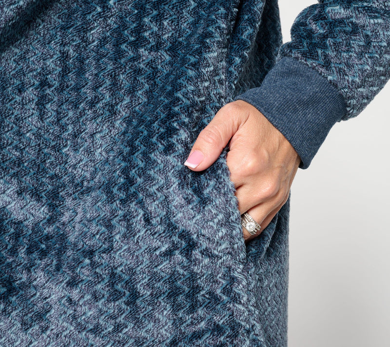 Berkshire Homewear Jacquard Velvetloft Cardigan — View 6