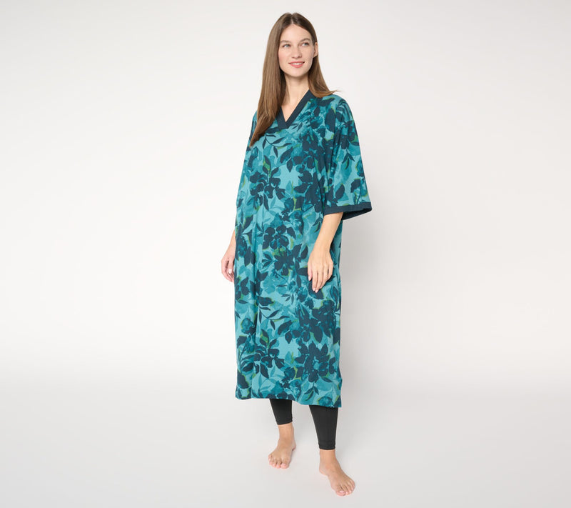 Stan Herman Sueded Jersey Caftan — Main view