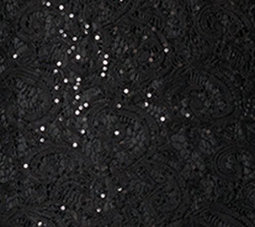 nicole by Nicole Miller Regular Stretch Sequin Lace Dress — View 4