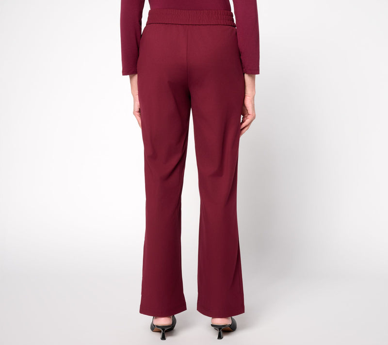 nicole by Nicole Miller Regular Pull-On Straight Leg Pant — View 10