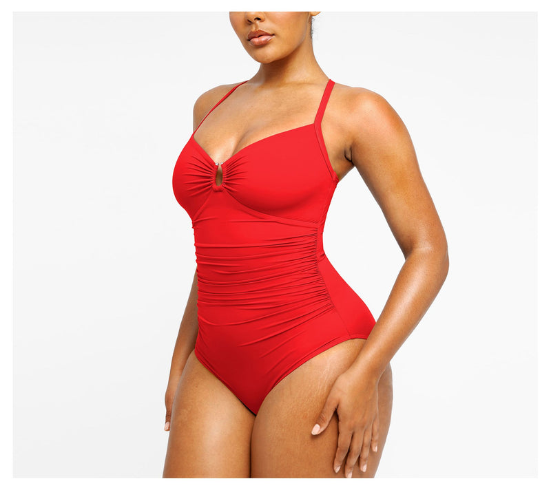 Shapellx Smart Sculpt U-Ring Cut Out Shaping Swimsuit — View 16