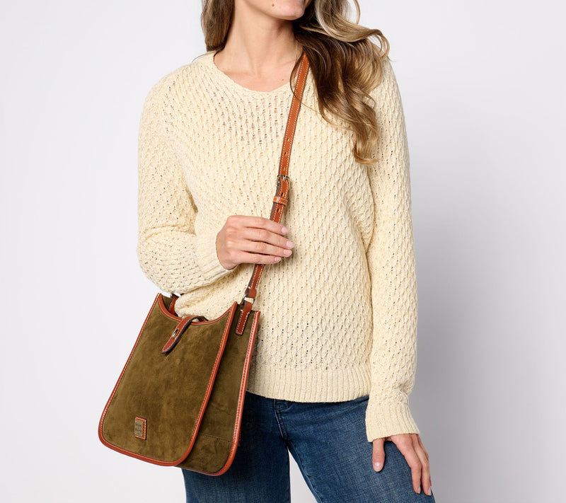 Dooney & Bourke Suede Messenger Crossbody — View 5