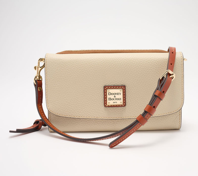 Dooney & Bourke Pebble Leather Clutch Wallet Crossbody — View 17