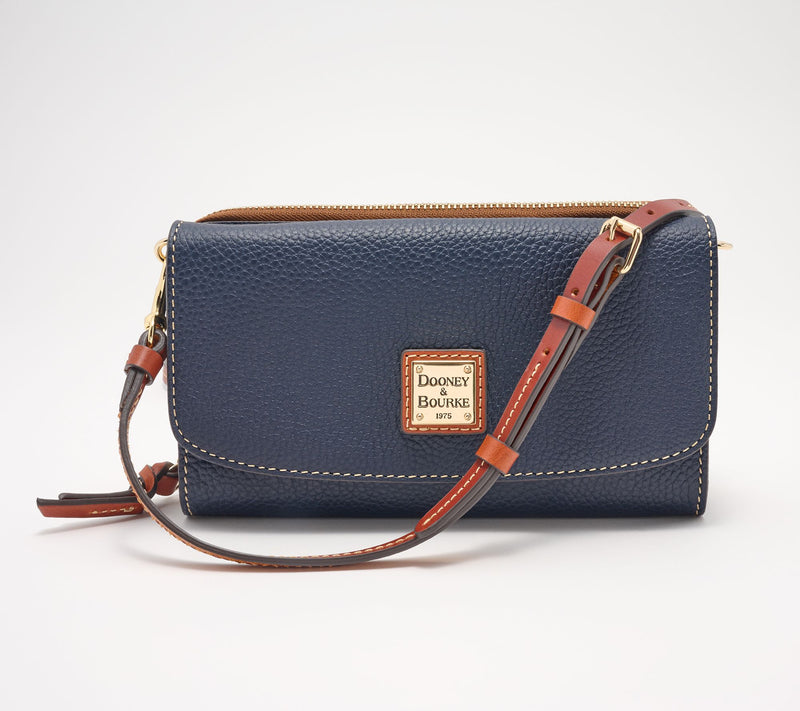 Dooney & Bourke Pebble Leather Clutch Wallet Crossbody — View 22