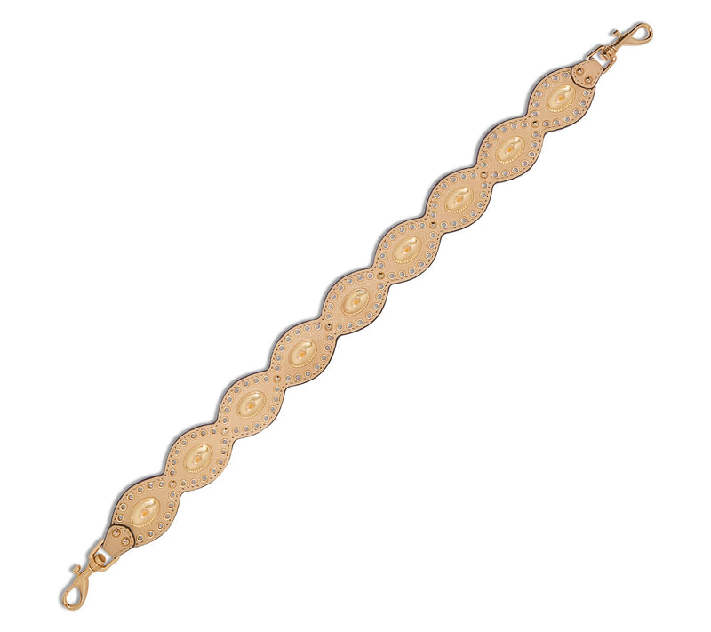 Aimee Kestenberg Roma Leather Studded Purse Strap — View 10