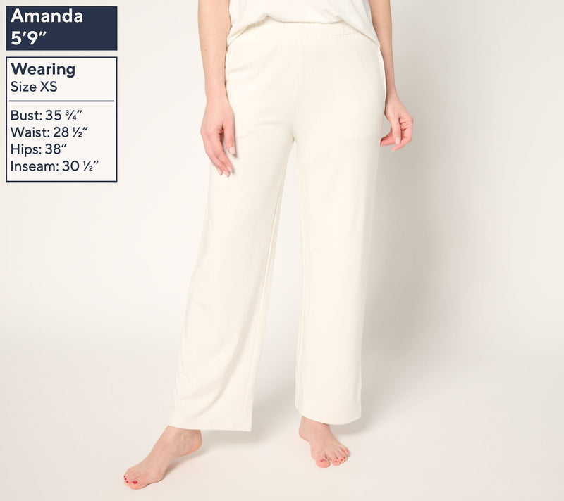 Cozy Earth Women's Wide Leg Pull On Pant — View 10