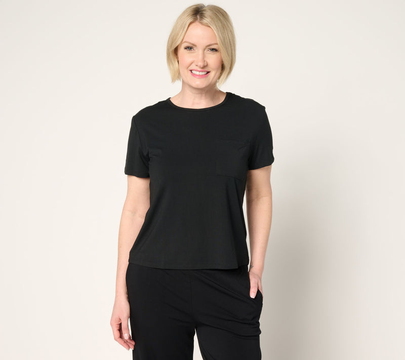 Cozy Earth Women's Bamboo Lounge Tee — View 11