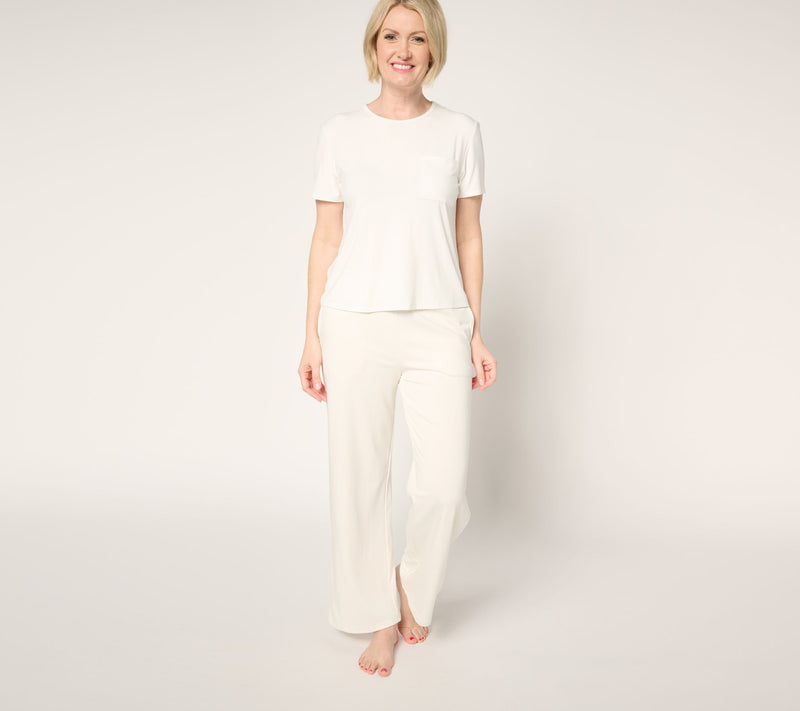 Cozy Earth Women's Bamboo Lounge Tee — View 14