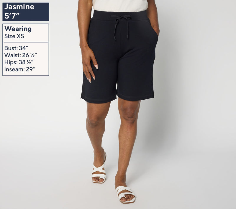 Cozy Earth Women's Bamboo Bermuda Shorts — View 4